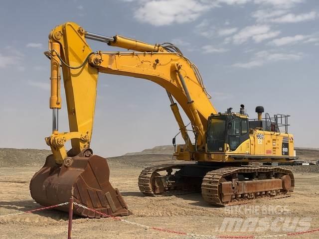 Komatsu PC800-8 Kāpurķēžu ekskavatori