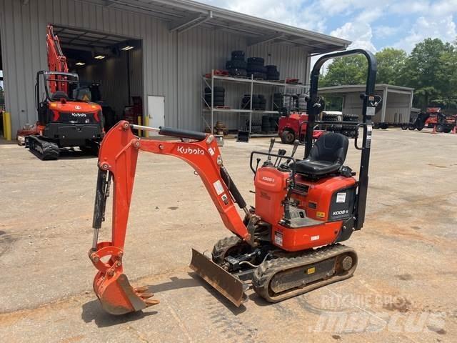Kubota K008-5 Kāpurķēžu ekskavatori