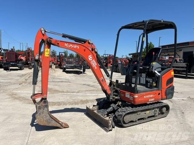 Kubota KX018-4 Kāpurķēžu ekskavatori