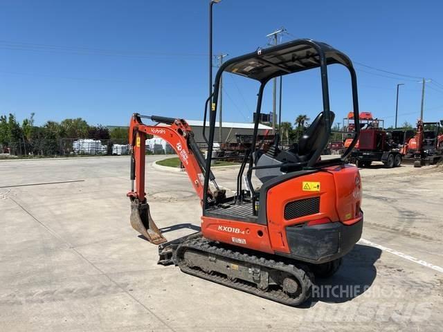 Kubota KX018-4 Kāpurķēžu ekskavatori