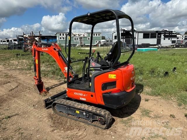 Kubota KX018-4 Kāpurķēžu ekskavatori