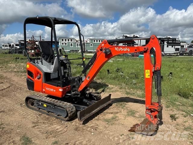 Kubota KX018-4 Kāpurķēžu ekskavatori