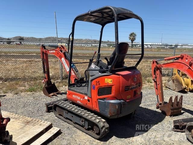Kubota KX018-4 Kāpurķēžu ekskavatori