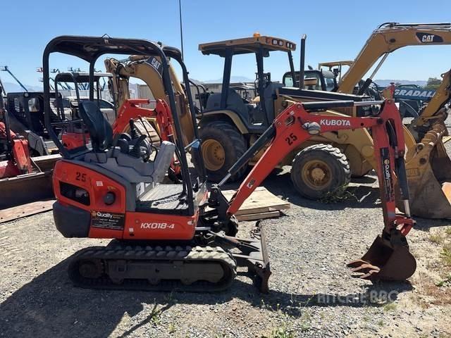 Kubota KX018-4 Kāpurķēžu ekskavatori
