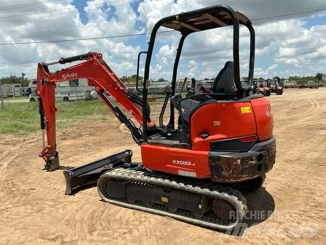 Kubota KX033-4 Kāpurķēžu ekskavatori