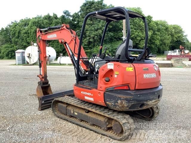 Kubota KX040-4 Kāpurķēžu ekskavatori