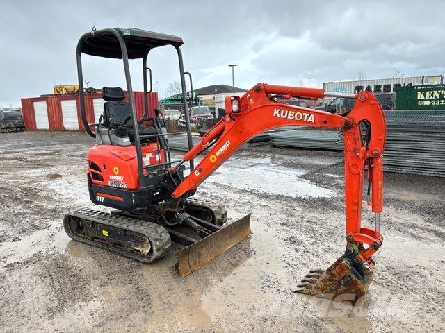 Kubota U17 Kāpurķēžu ekskavatori