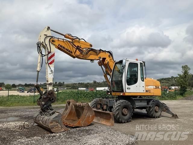 Liebherr A314 Ekskavatori uz riteņiem