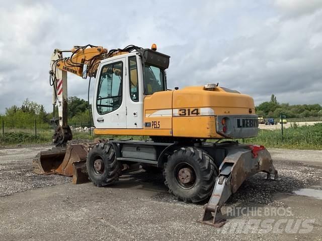 Liebherr A314 Ekskavatori uz riteņiem