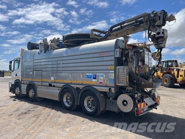 Scania G450 Kombinētās vakumsūkņa mašīnas