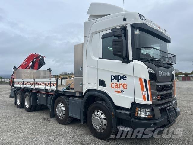 Scania R560 Smagās mašīnas ar celtni
