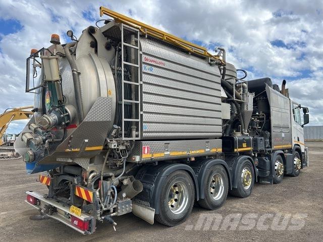 Scania R620 Kombinētās vakumsūkņa mašīnas