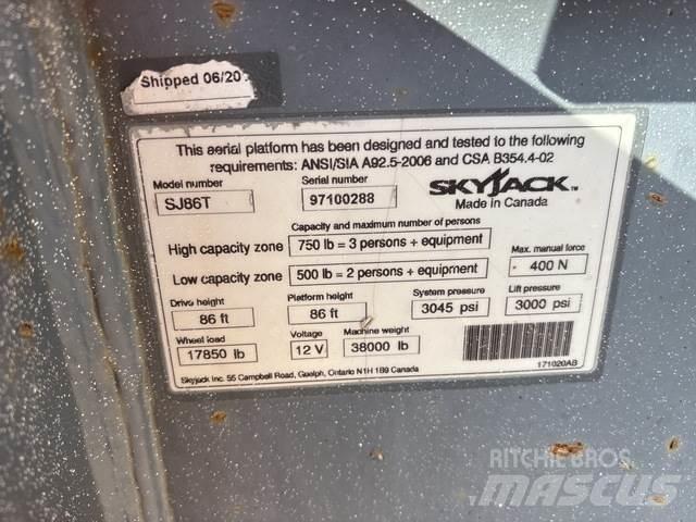 SkyJack SJ86T Būvniecība- Citi