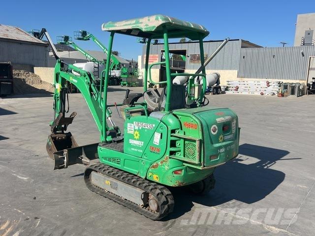 Takeuchi TB216 Kāpurķēžu ekskavatori