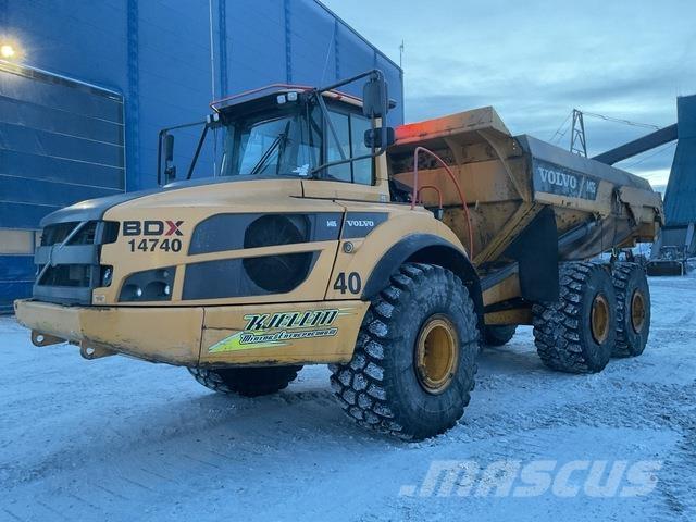 Volvo A40G Artikulētie pašizgāzēji