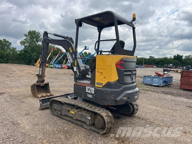 Volvo EC27D Kāpurķēžu ekskavatori