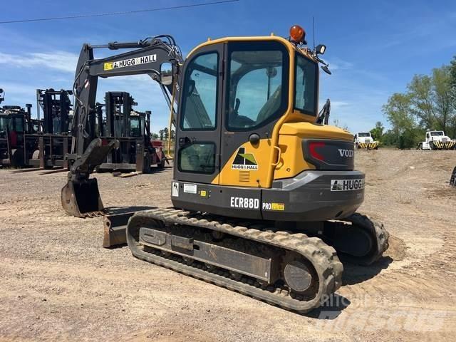 Volvo ECR88D Kāpurķēžu ekskavatori