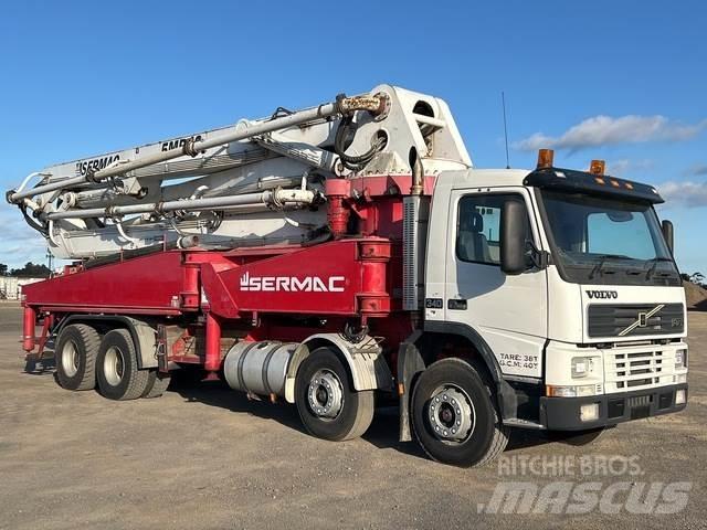Volvo FM12 Kravas mašīna- betona sūknis