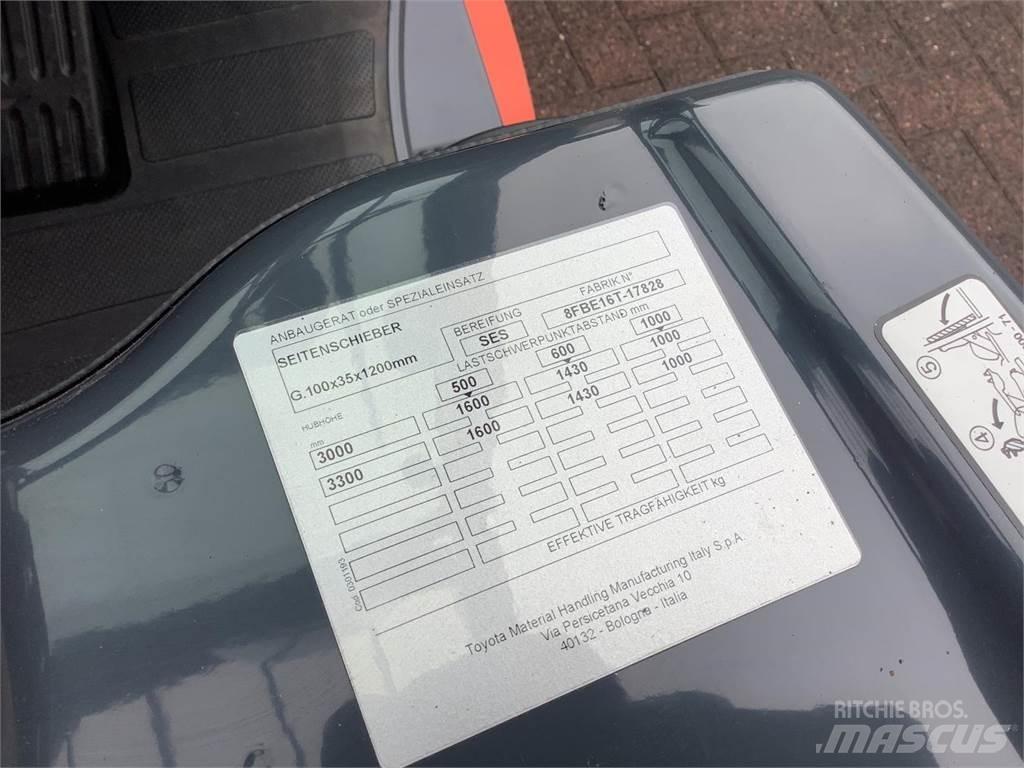 Toyota 8FBE16T Elektriskie iekrāvēji