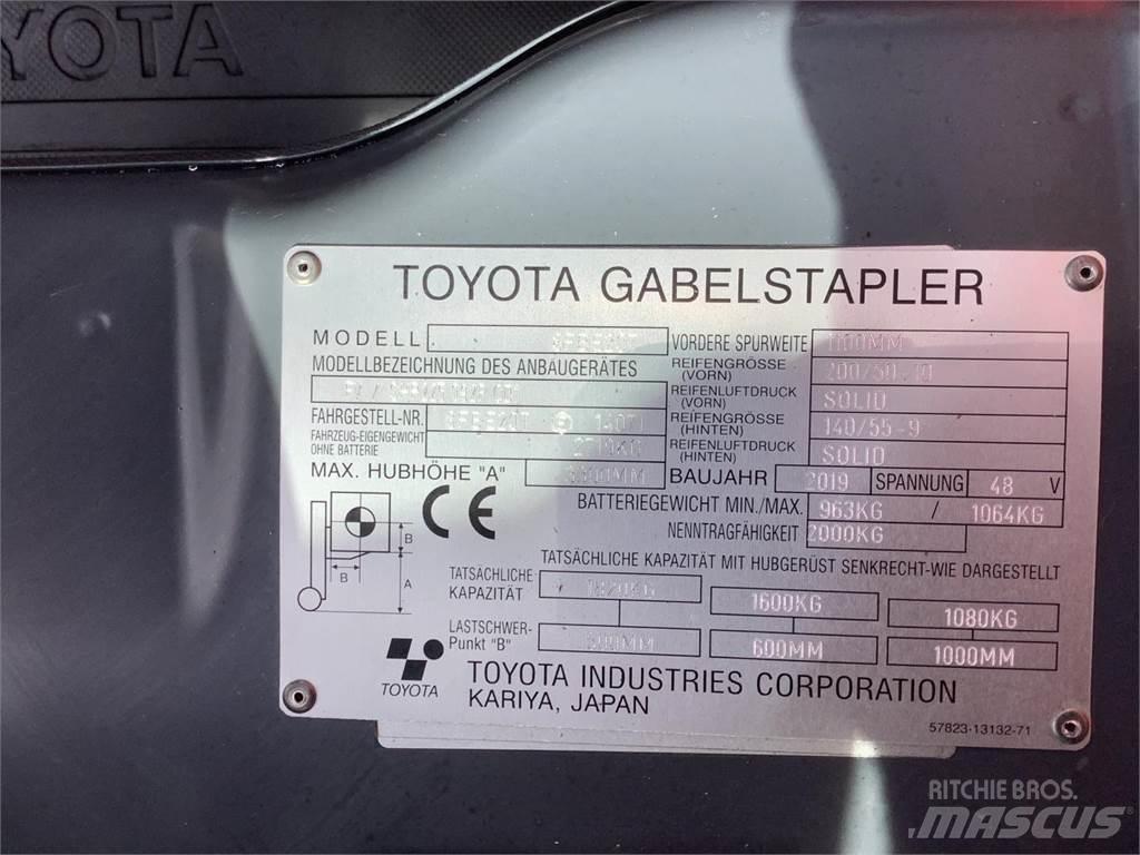 Toyota 8FBE20T Elektriskie iekrāvēji