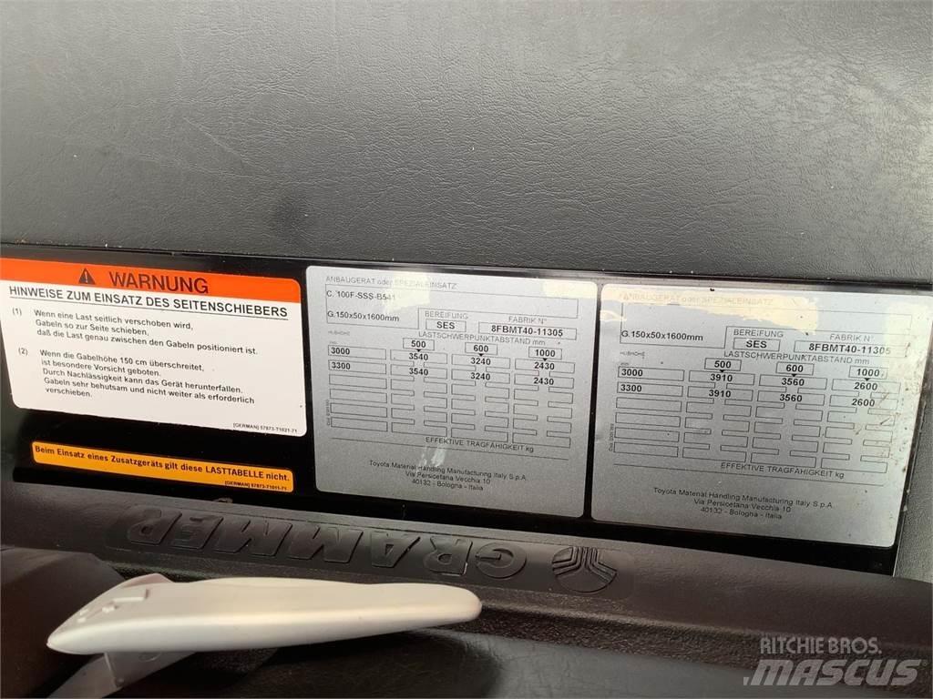Toyota 8FBMT40 Elektriskie iekrāvēji