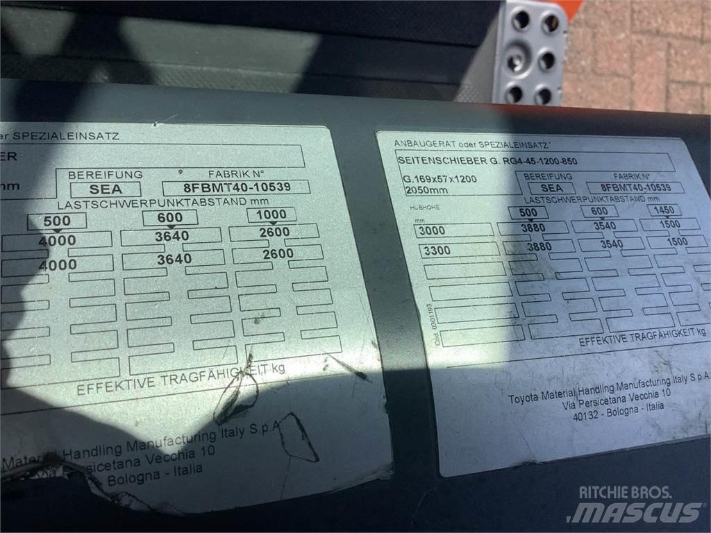 Toyota 8FBMT40 Elektriskie iekrāvēji
