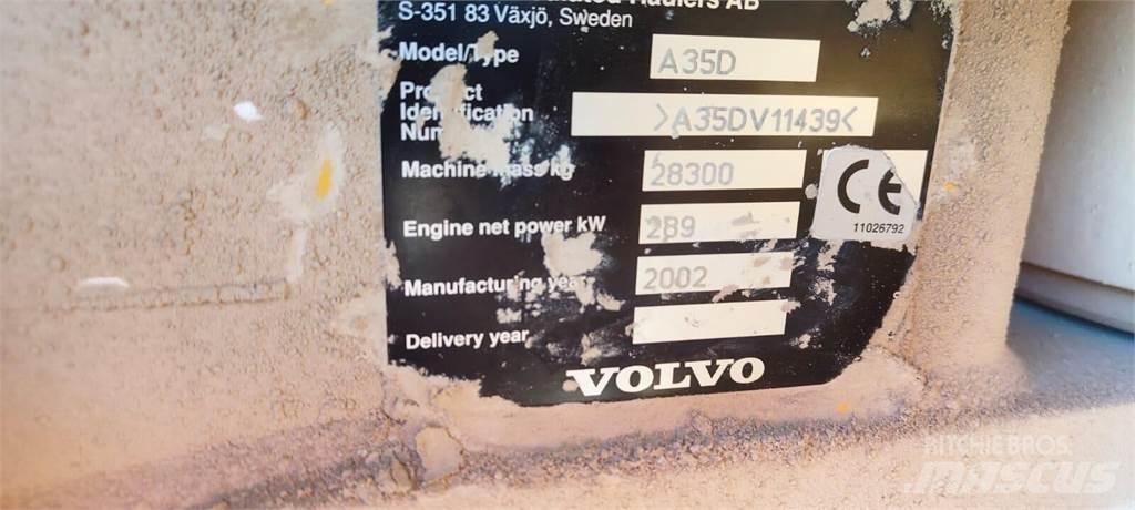 Volvo A35D Artikulētie pašizgāzēji