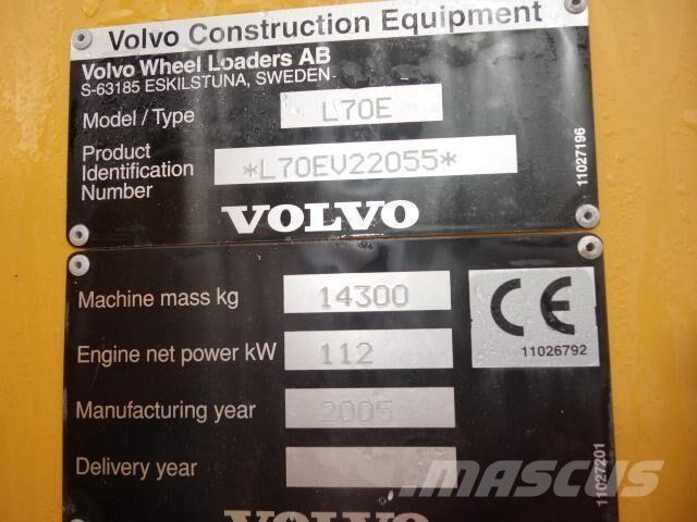 Volvo L70E Iekrāvēji uz riteņiem