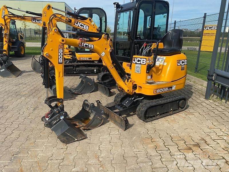 JCB 8008 Kāpurķēžu ekskavatori