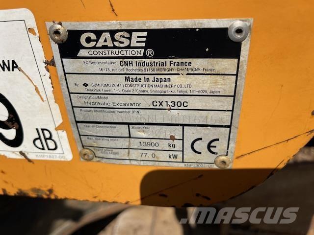 CASE CX130 Kāpurķēžu ekskavatori
