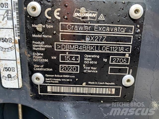 Doosan DX27Z Būvniecība- Citi