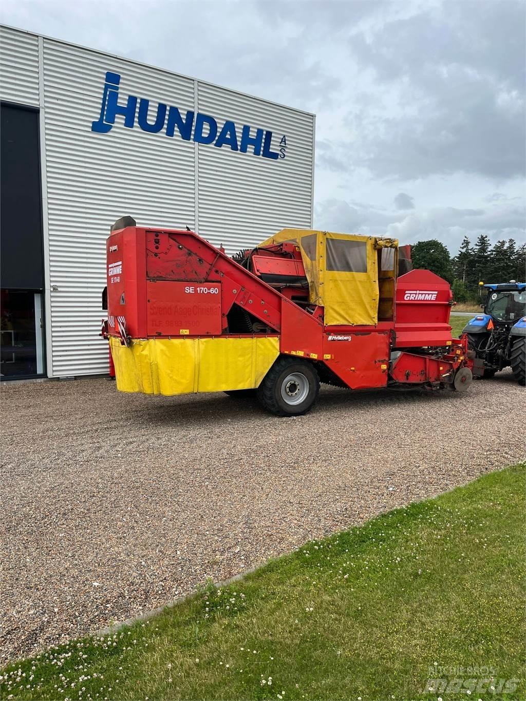 Grimme SE 170-60 Kartupeļu novākšanas kombaini