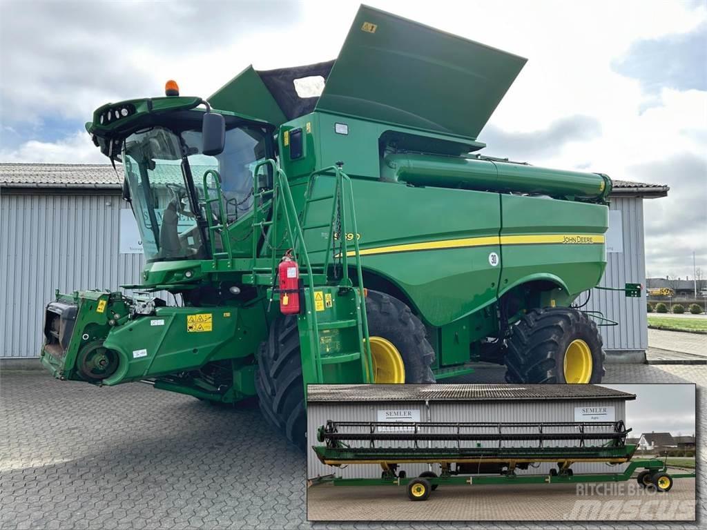 John Deere S690 Ražas novākšanas kombaini