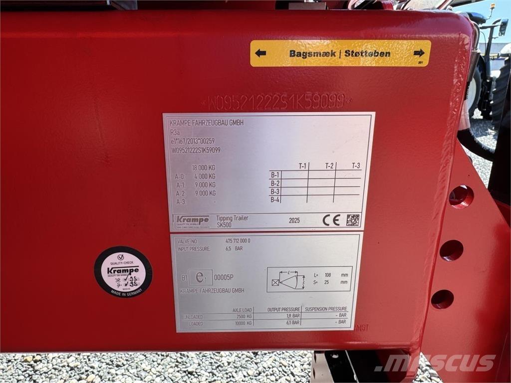 Krampe SK500 Vienvalča grunts veltņi