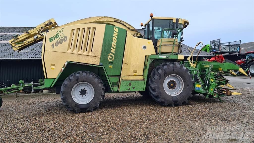Krone BIG X 1000 Zāles smalcinātāji