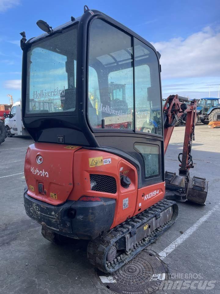 Kubota KX19-4 Mini ekskavatori < 7 t