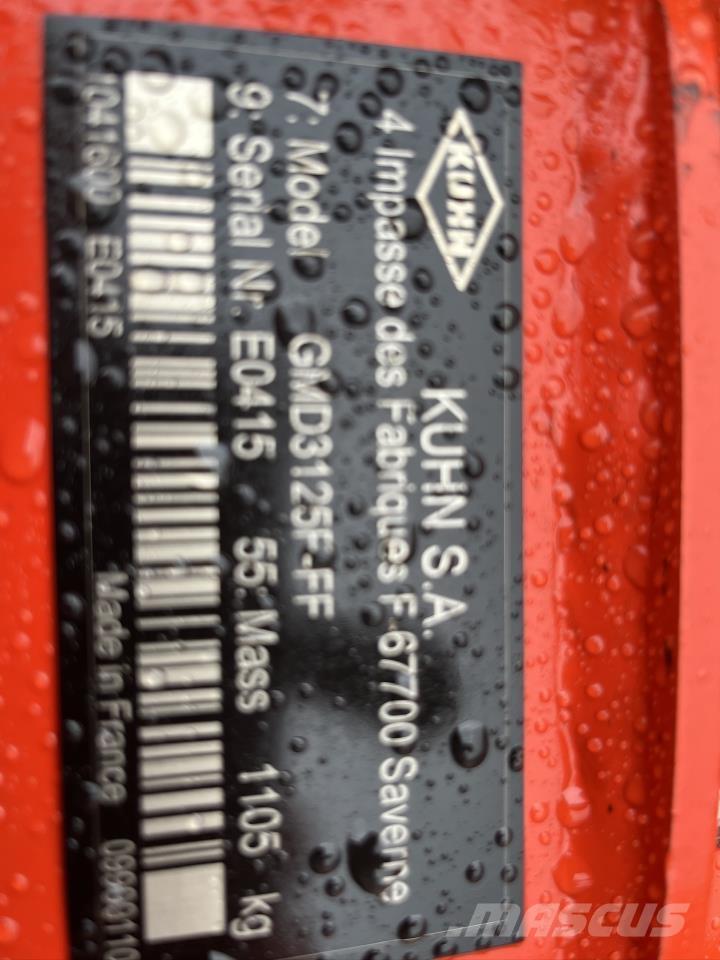 Kuhn GMD 3125 F Vālotāji