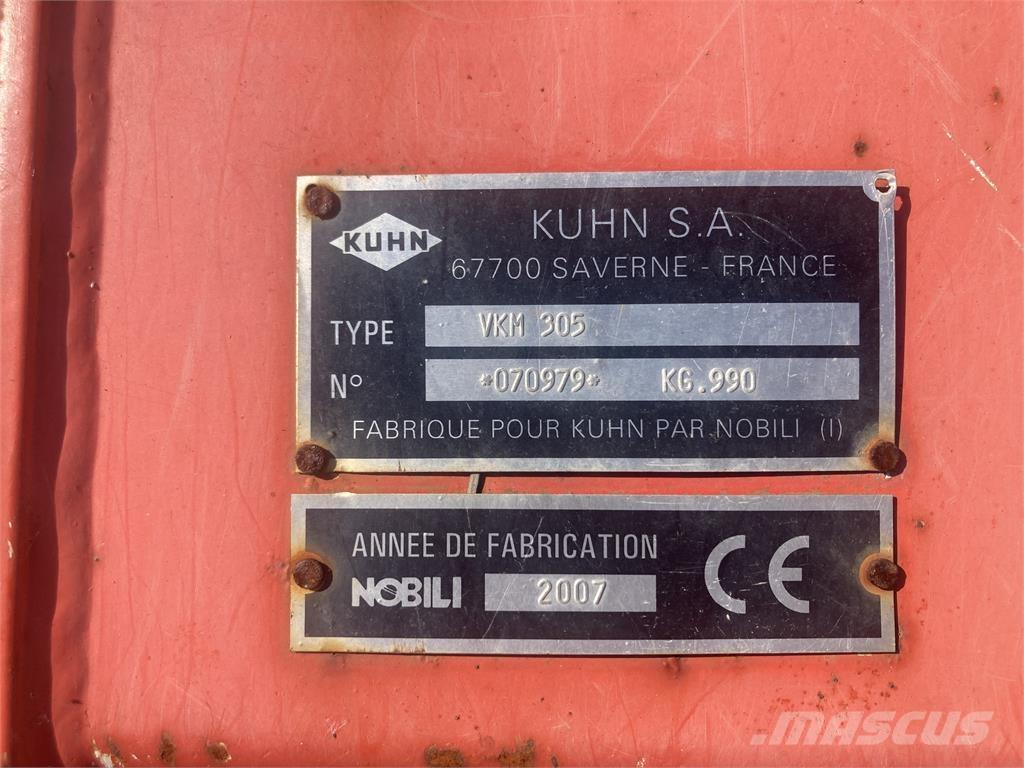 Kuhn VKM 305 Pļaujmašīnas
