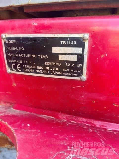 Takeuchi 1140 Mini ekskavatori < 7 t