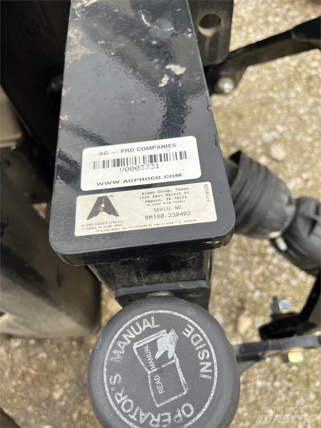 Alamo RM180 Pļaujmašīnas