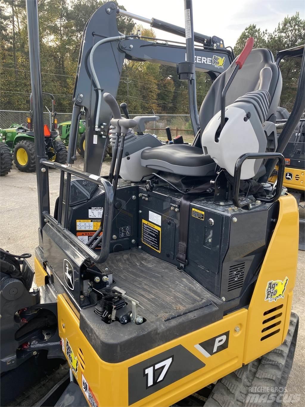 John Deere 17 P Mini ekskavatori < 7 t