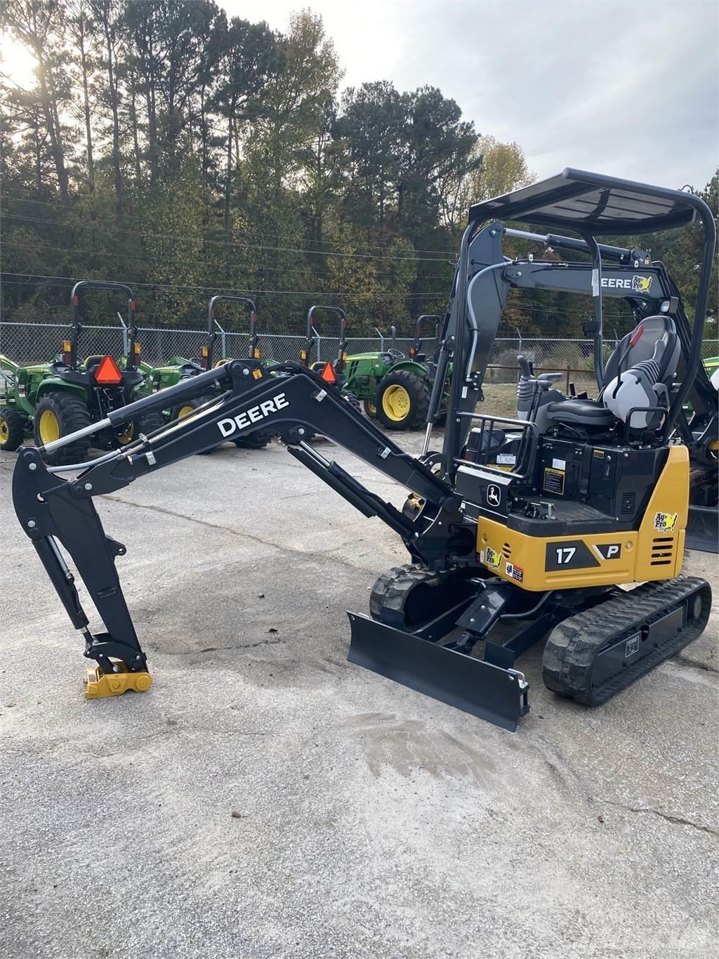 John Deere 17 P Mini ekskavatori < 7 t