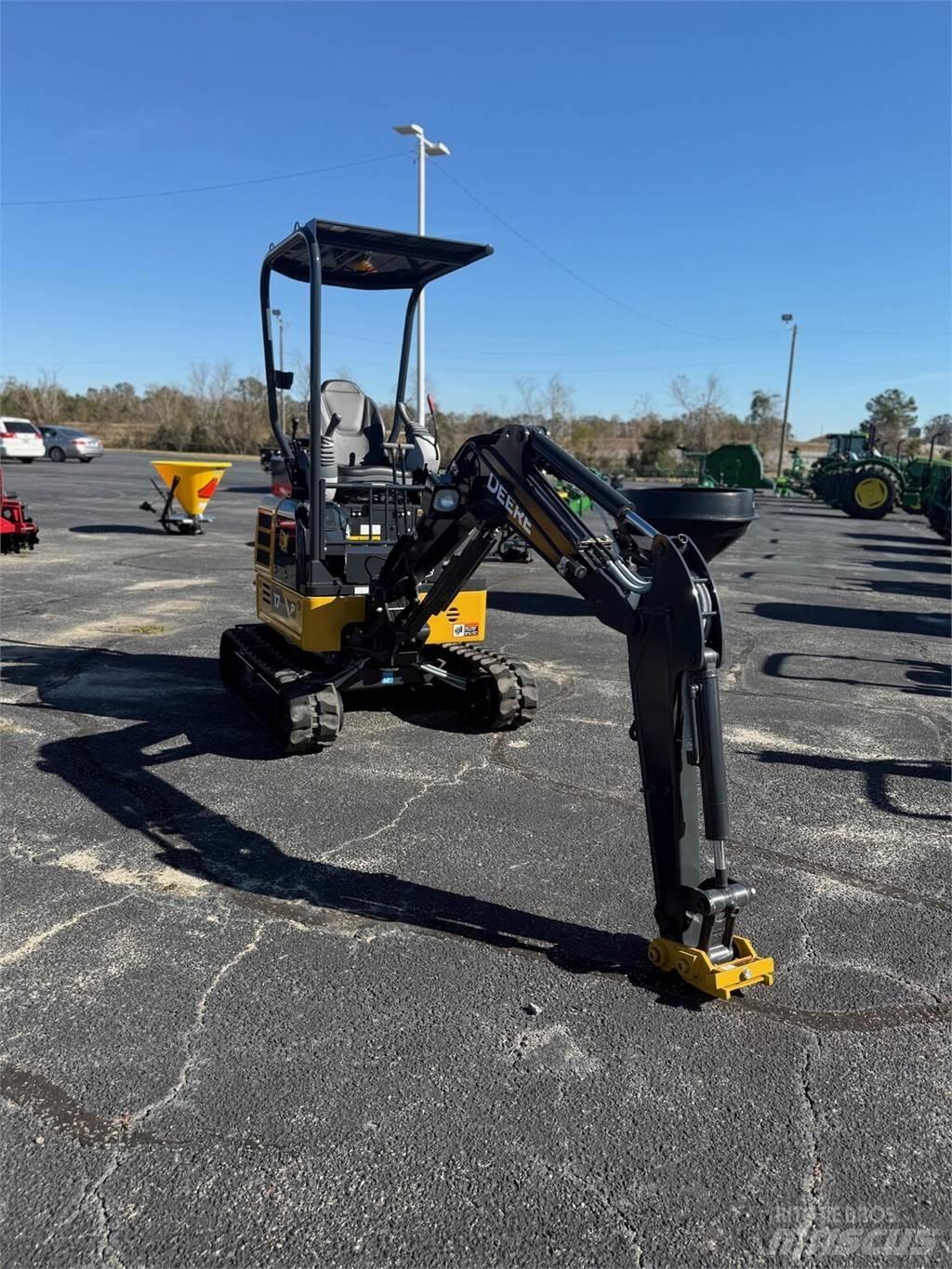 John Deere 17 P Mini ekskavatori < 7 t