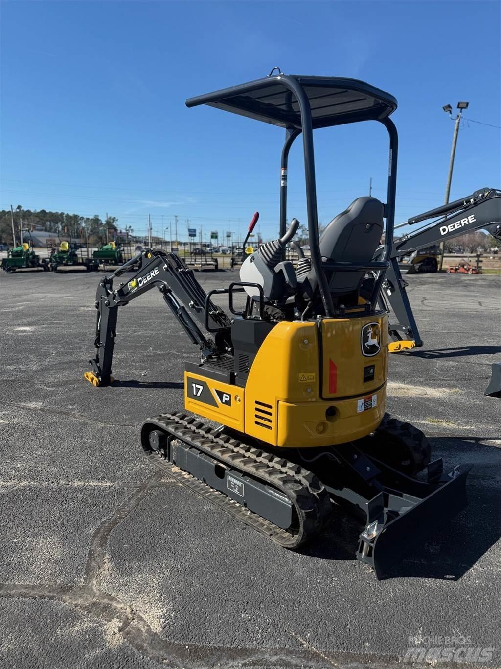 John Deere 17 P Mini ekskavatori < 7 t