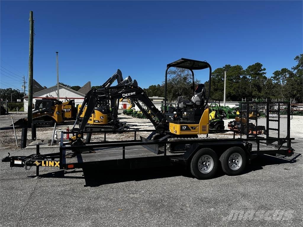 John Deere 17 P Mini ekskavatori < 7 t