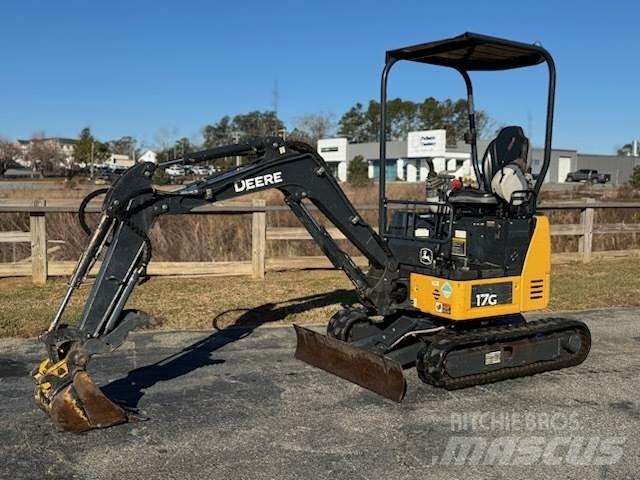 John Deere 17G Mini ekskavatori < 7 t