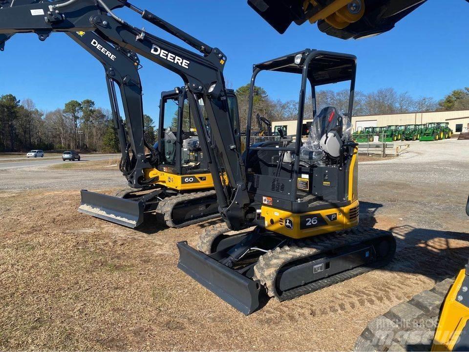 John Deere 26 P Mini ekskavatori < 7 t