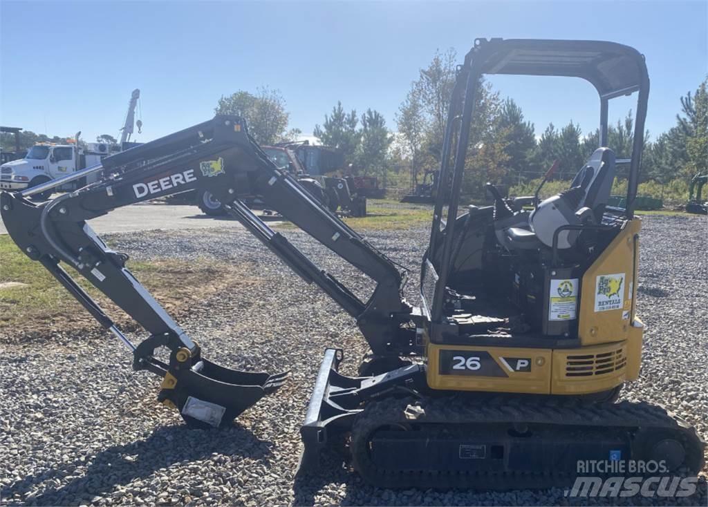 John Deere 26 P Mini ekskavatori < 7 t
