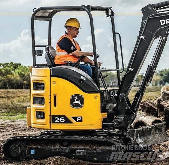 John Deere 26 P Mini ekskavatori < 7 t