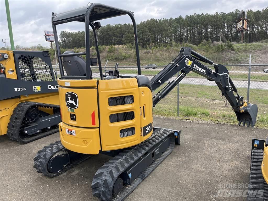 John Deere 26 P Mini ekskavatori < 7 t